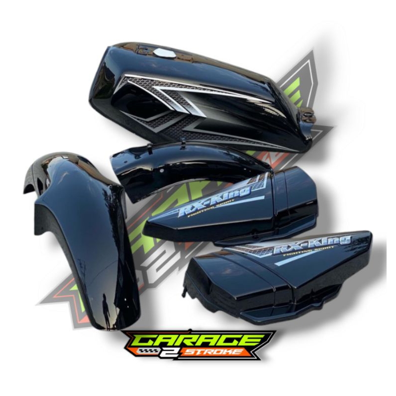 Body Bodi Set Yamaha RX King RXk Full Hitam Tahun 2004