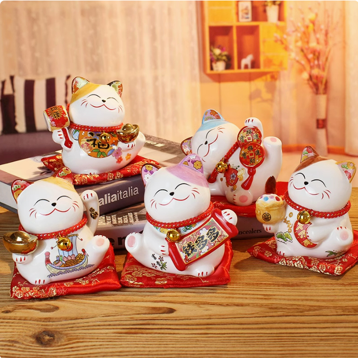 LUCKY CAT / PATUNG KUCING HOKI / PAJANGAN KUCING HOKI