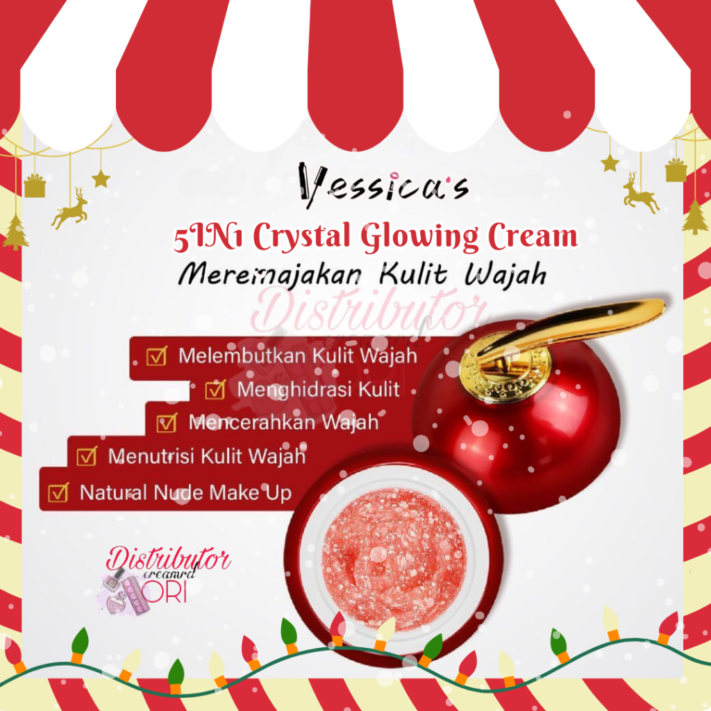 FYC - Yessica's 5IN1 Crystal Glowing Cream - 50gr | BPOM | ORIGINAL