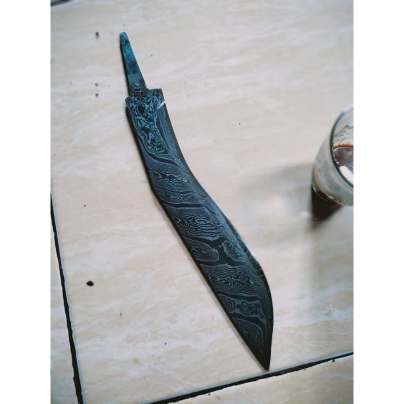 bilah kukri damaskus