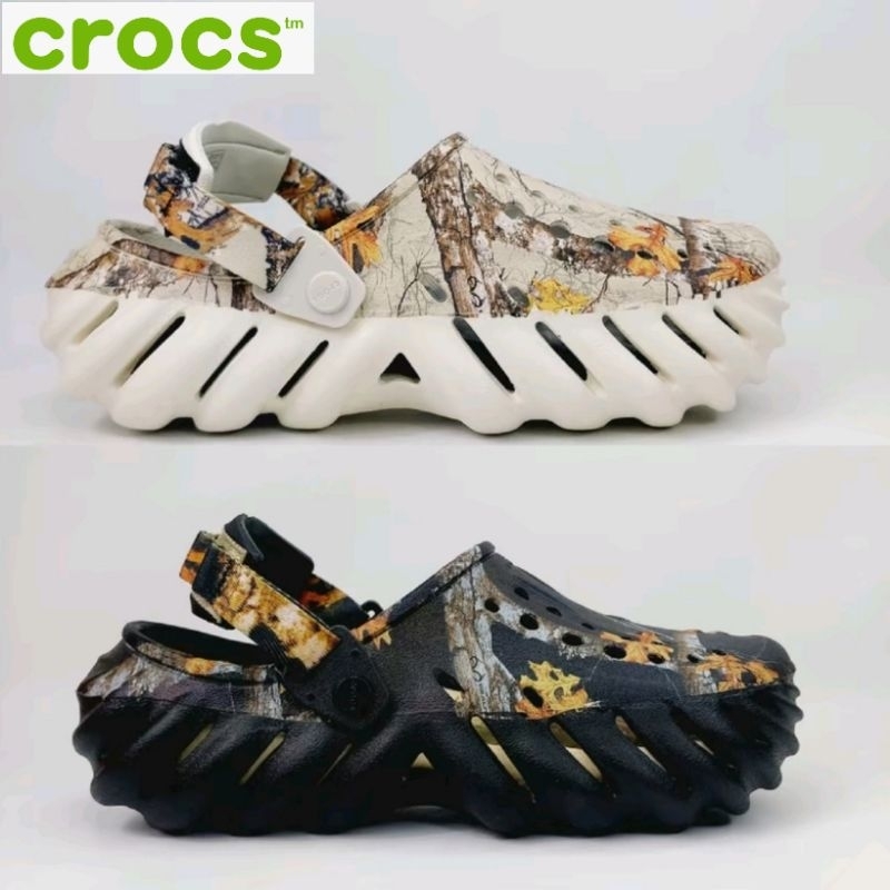 Crocs Echo realtree man / Sandal pria crocs Echo / Crocs Echo Motif Unisex