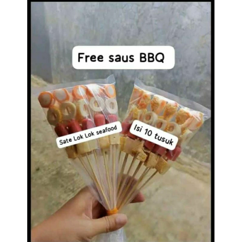 

Isi 10 Tusuk Sate Lok BBQ