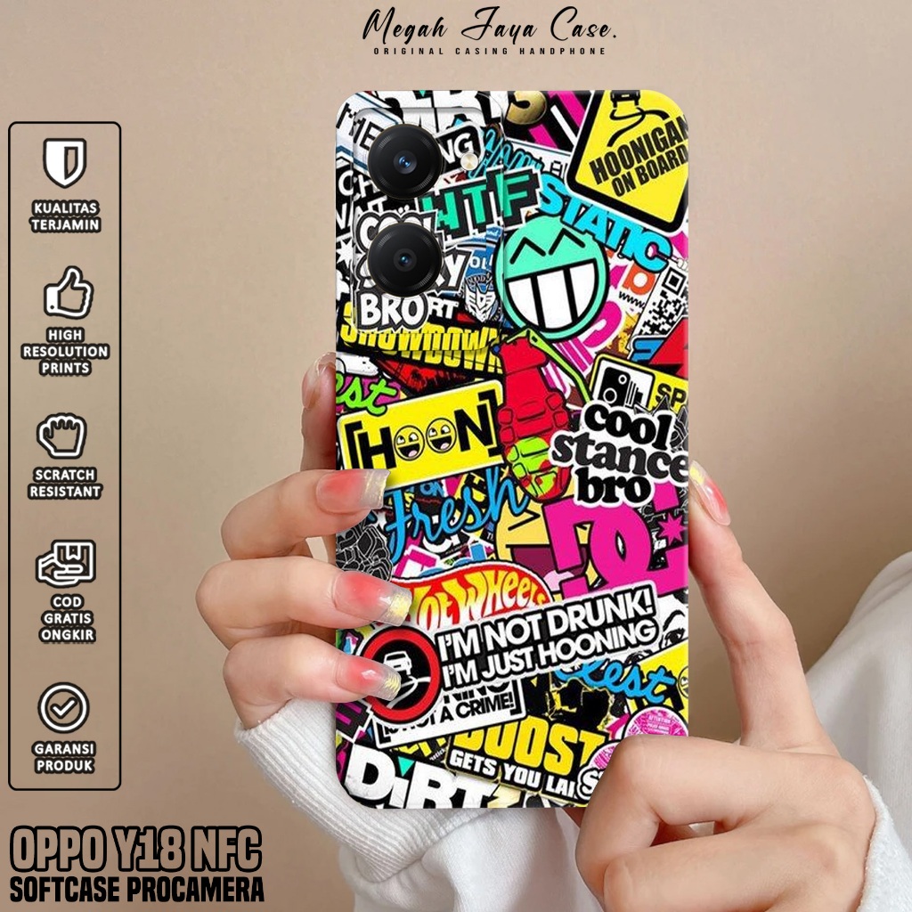 Case VIVO Y18 NFC - Softcase Hp VIVO Y18 NFC Motif GRAFF - Casing Hp VIVO Y18 NFC - Silikon VIVO Y18