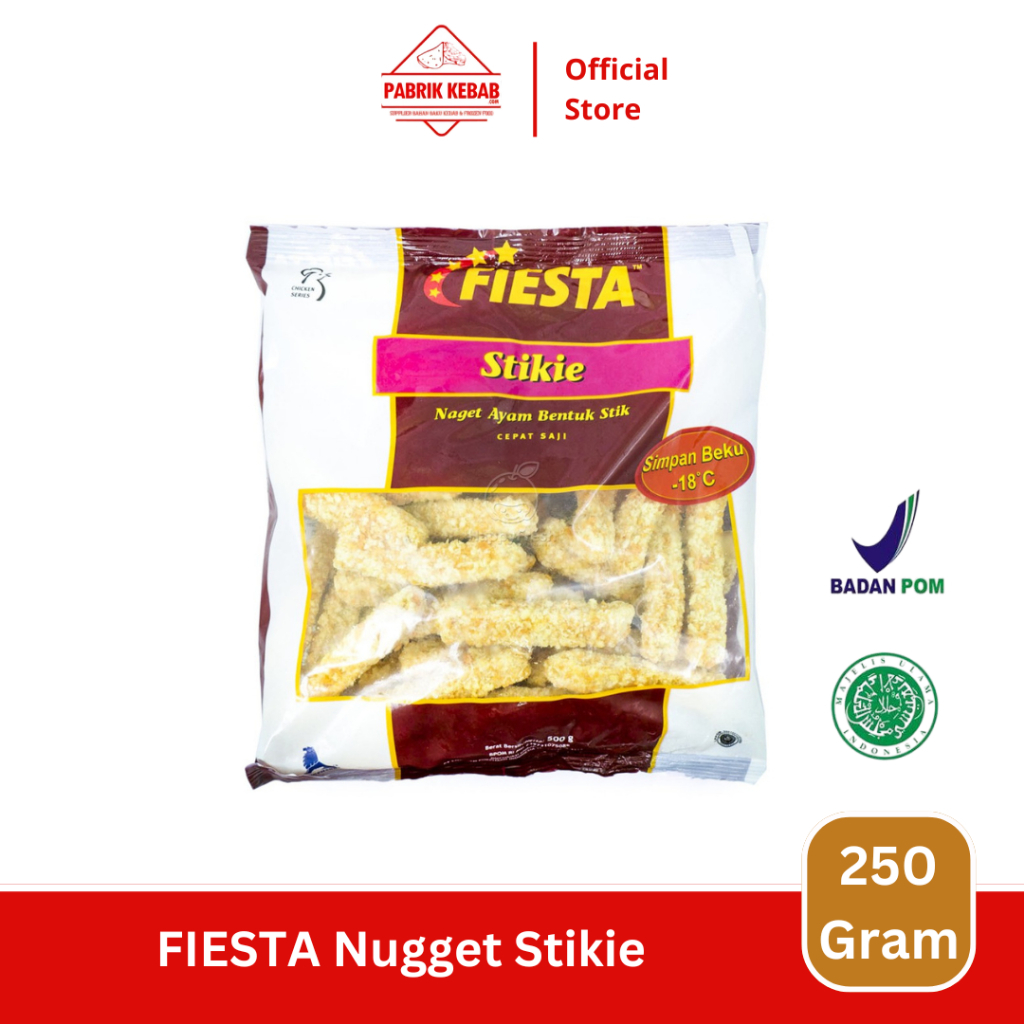 

FIESTA Nugget Stikkie - Chiken Nugget Stick - Naget Ayam Stik Beku