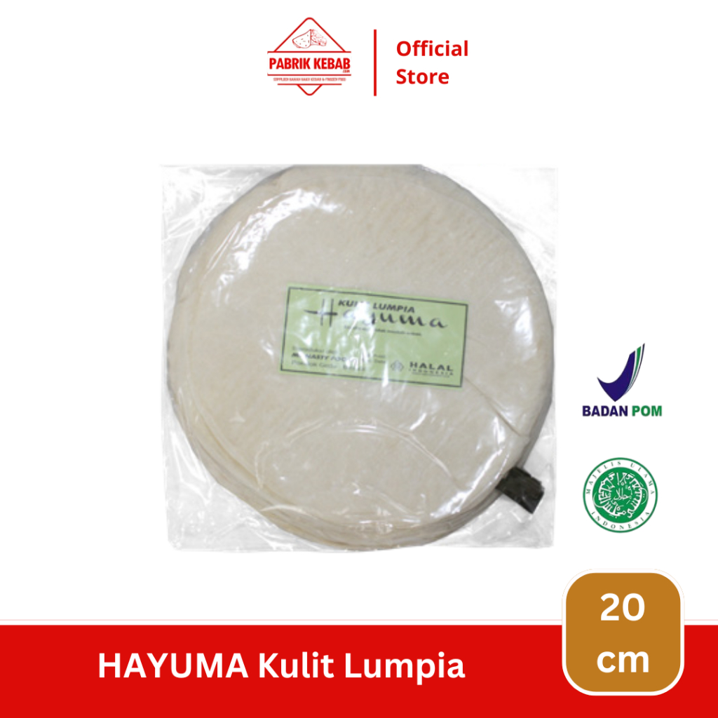 

HAYUMA Kulit Lumpia 20 CM 50 PCS