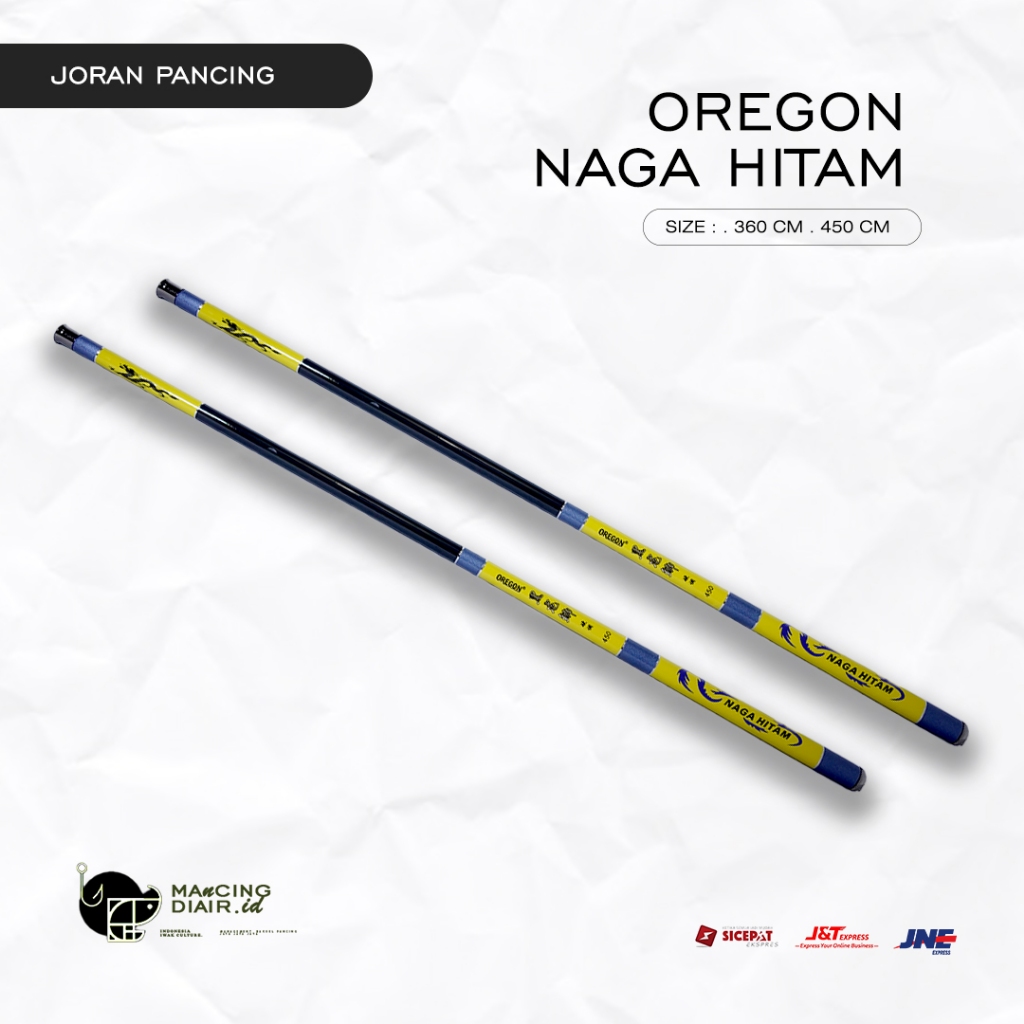 Joran Tegek (Carbon) - Oregon Naga Hitam || 360.450