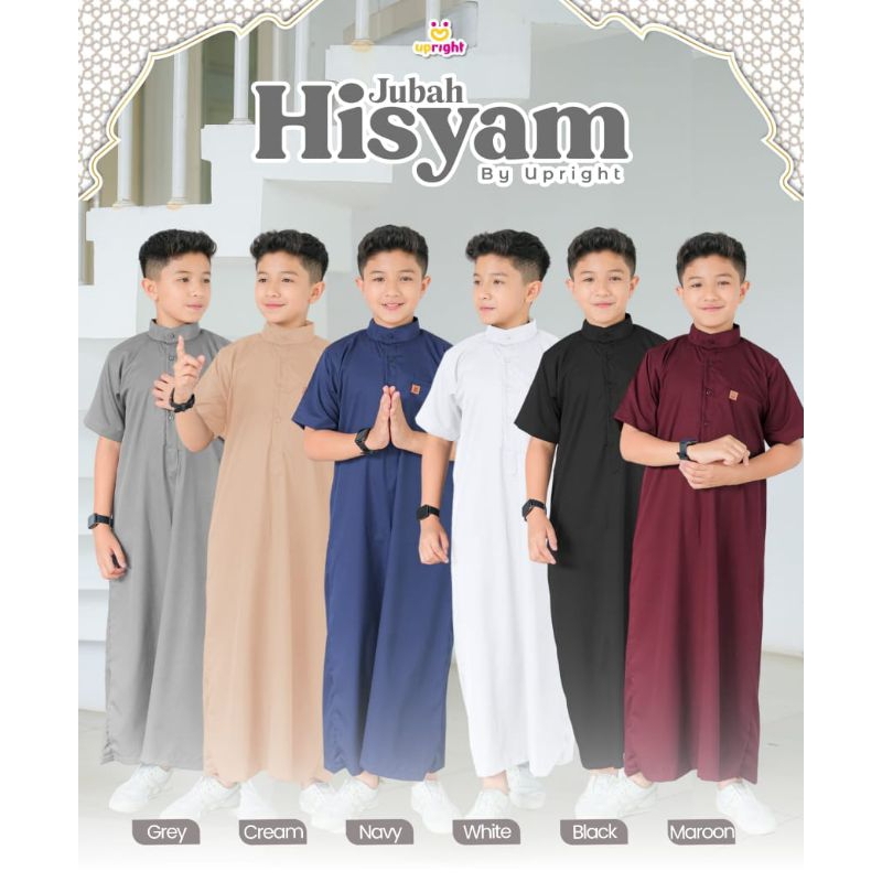 Jubah Gamis Anak dan Dewasa Hisyam by Upright