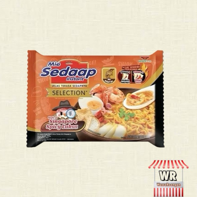 

Mie Sedap Mi Instan / Sedap Kuah Rasa Spicy Laksa Per 1pcs