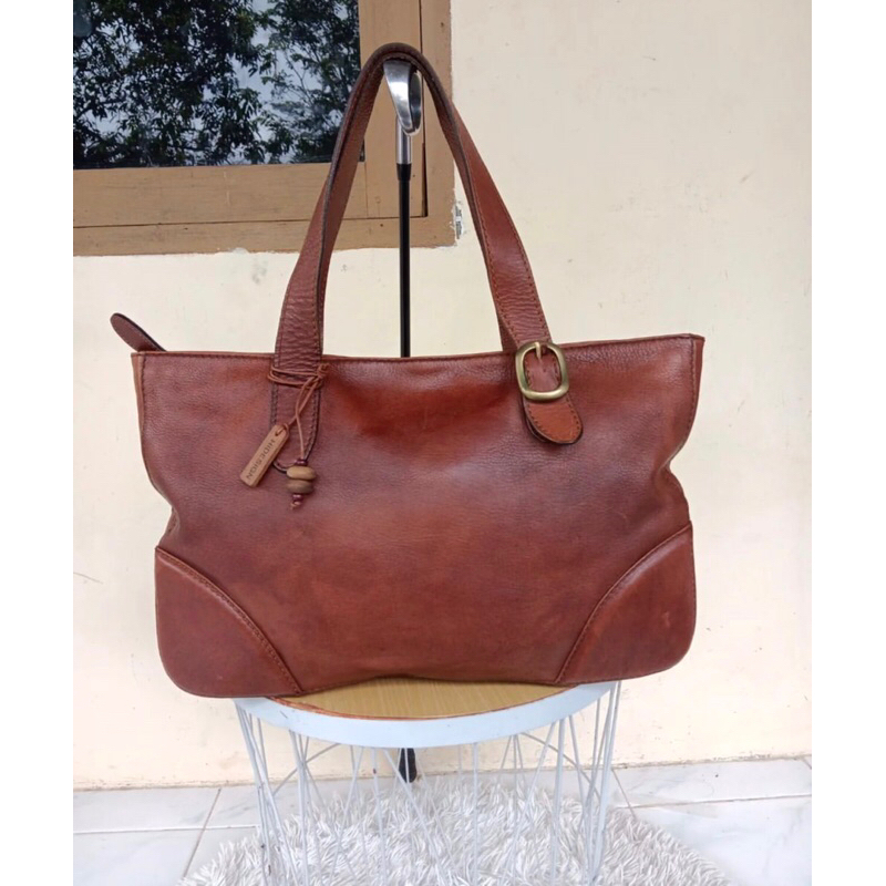VINTAGE BAG TAS VINTAGE COKLAT TOTE BAG COKLAT