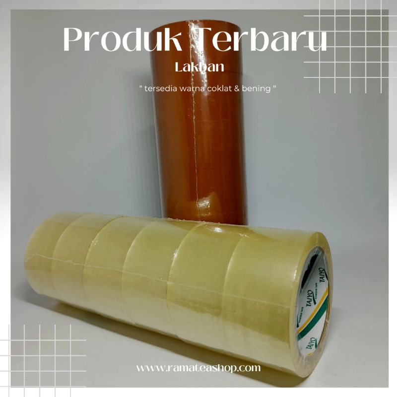 

lakban bening|coklat taiyo 2" inchi 70yard/Lakban coklat