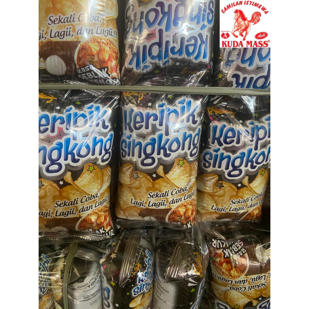 

KERIPIK SINGKONG (10 pcs) UD. KUDA MASS A MALANG