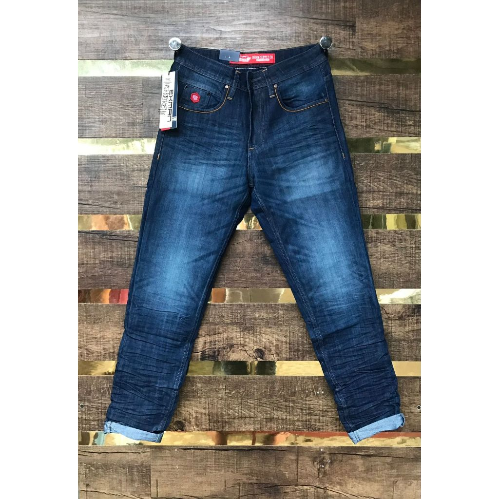 celana panjang jeans pria exman terbaru | celana panjang jeans reguler exman