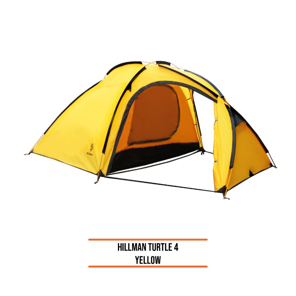 Tenda Camping Double Layer Hillman Turtle 4 Person Tent