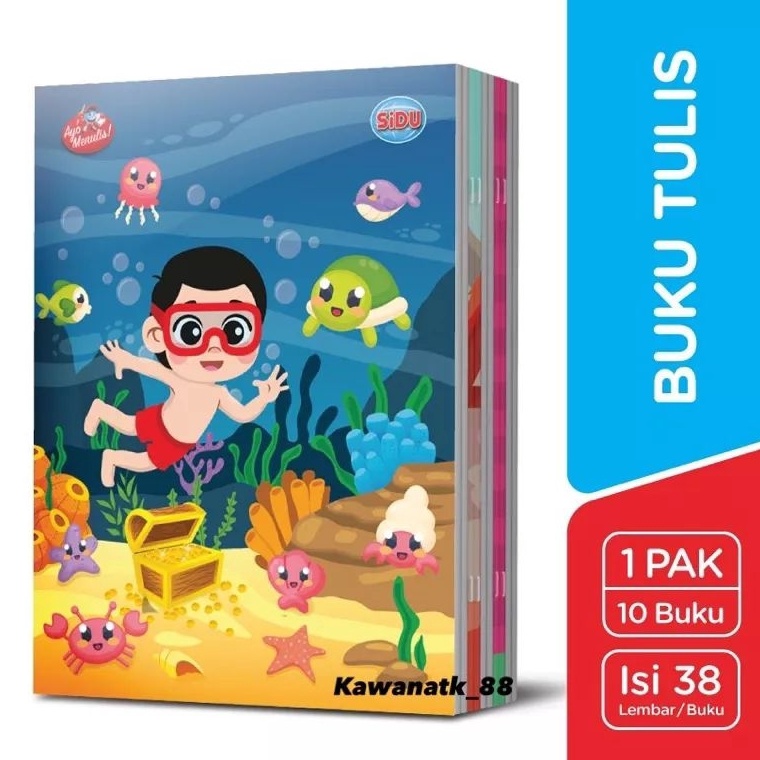 

9m Grosir Buku Tulis Sidu 38 Lembar 1 PCS L91