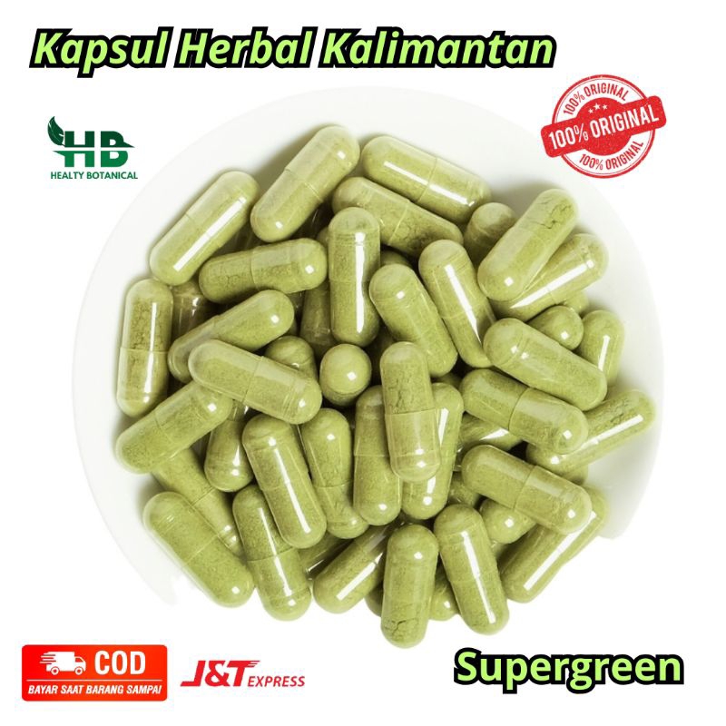 

HEALTY BOTANICAL - Kemasan Jamu Kapsul Lebih Praktis kapsul Green isi 50-100