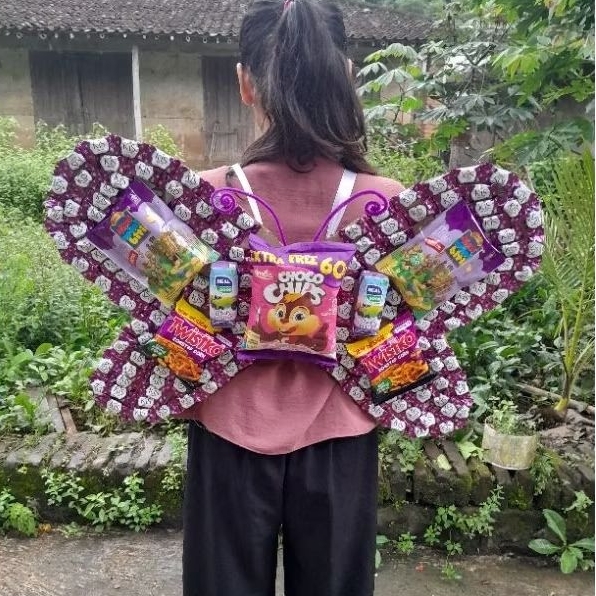 

[PO] Sayap Snack Kupu Kupu Ungu 01 - Sudah ada snack