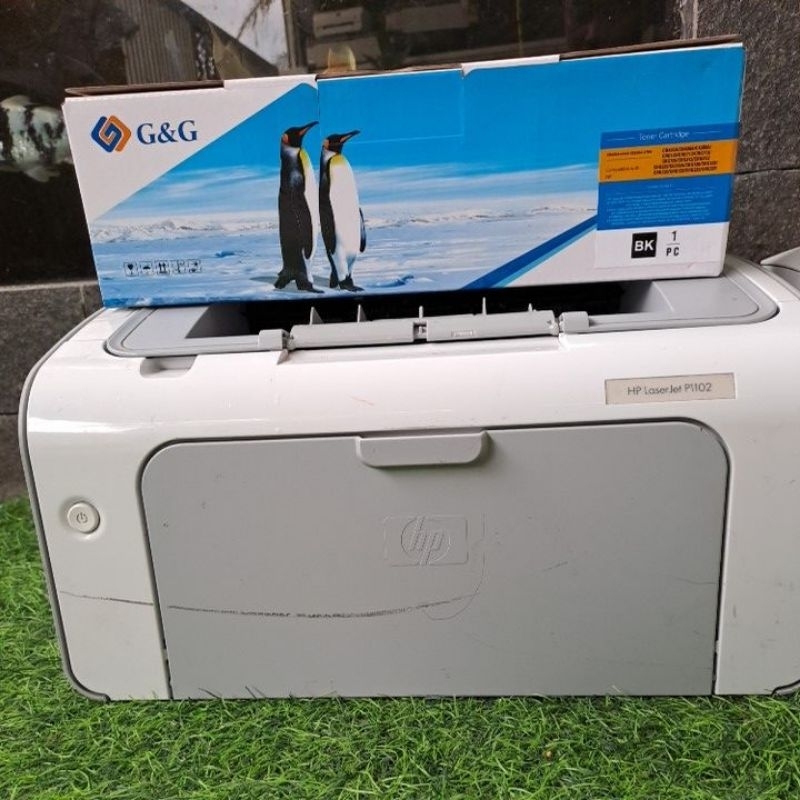 printer laserjet hp 1102 normal,bekas