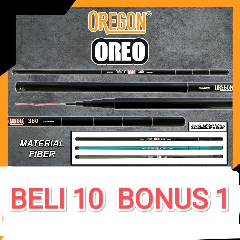 Joran Tegek pancing Oregon Oreo