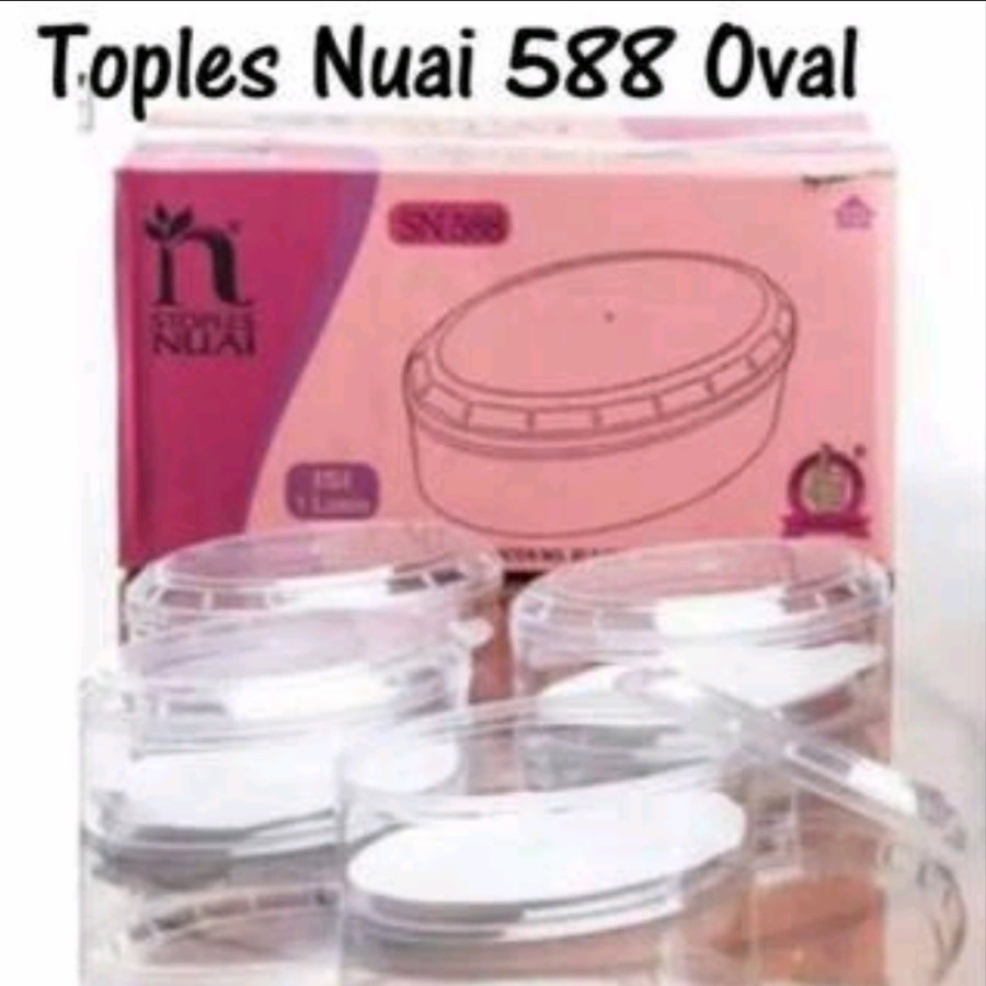 Toples Nuai SN 588 Oval Toples Kue Kering Lebaran