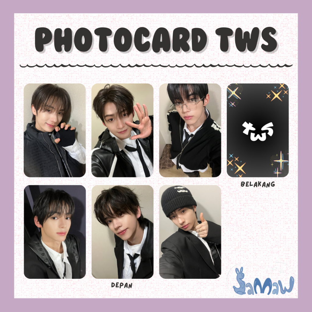 Photocard TWS Shinyu Dohoon Kyungmin Hanjin Youngjae Jihoon