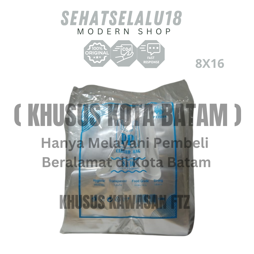 Kantong Plastik PP Transparan 8x16 – Ekonomis & Serbaguna 500gr