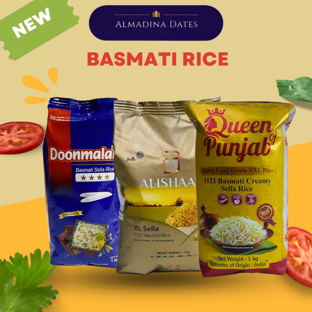 

Beras Basmati Extra Long Premium Quality Pack 1kg