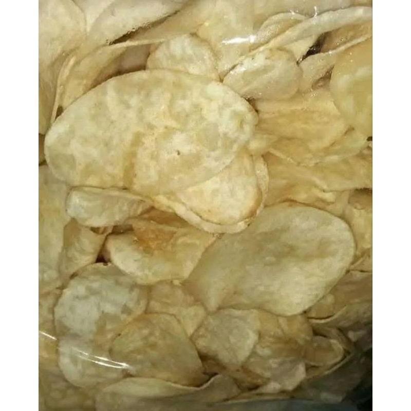 

[ 250gr ] Keripik Mbote Asin Original Kripik Talas Putih