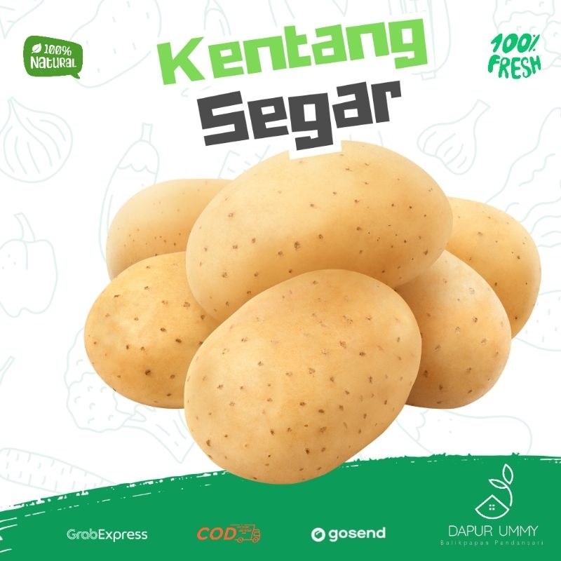 

Kentang Segar 250gr - 1kg