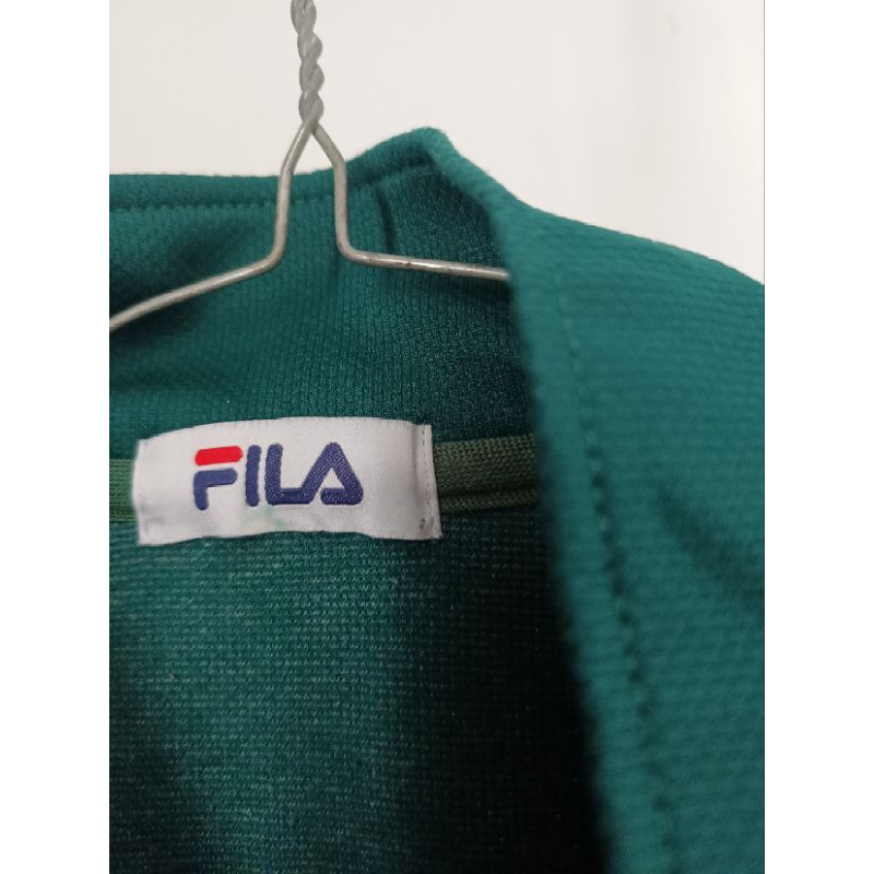 Jaket Vintage Fila hafl ziper