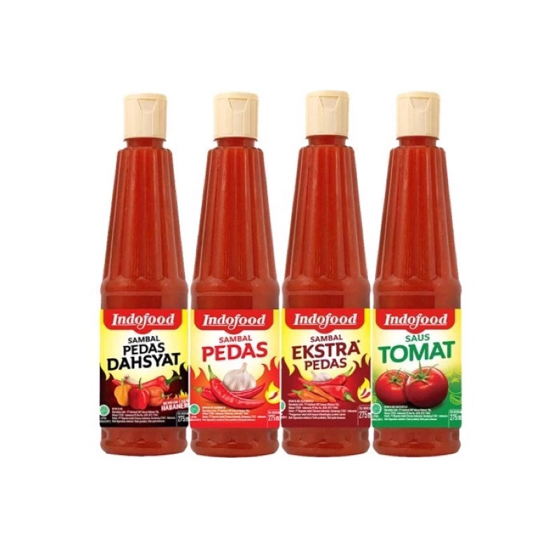 

Indofood Saus Pedas | Extra Pedas | Saos Tomat 135ml