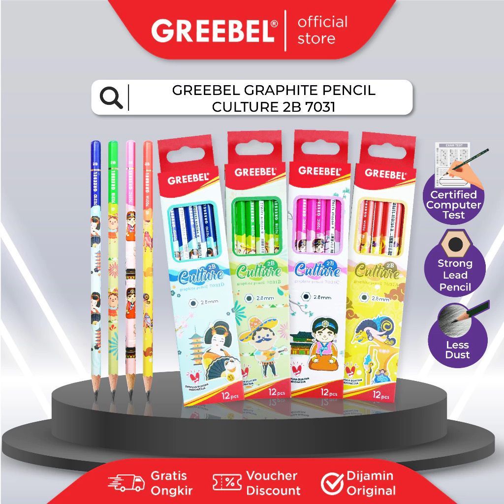 

Pensil Serut Greebel 2B 7031 Culture