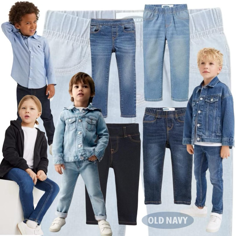 B603 JEGGING OLDNEVY UNISEX CELANA DENIM BRANDED CMT