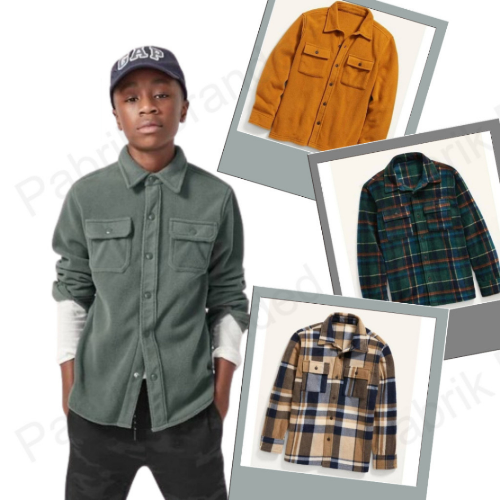 pabrik branded OldN*vy kemeja jacket XS S M L Oldnvy On jaket kemeja anak remaja laki laki murah ece