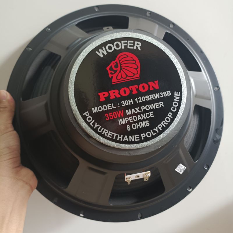 Spiker 12 In Proton 100 % Original Speaker Woofer 350 Watt Bass Gler