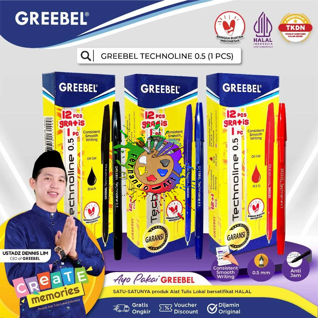 

Pulpen Greebel - Ballpoin Greebel Riter 1pcs