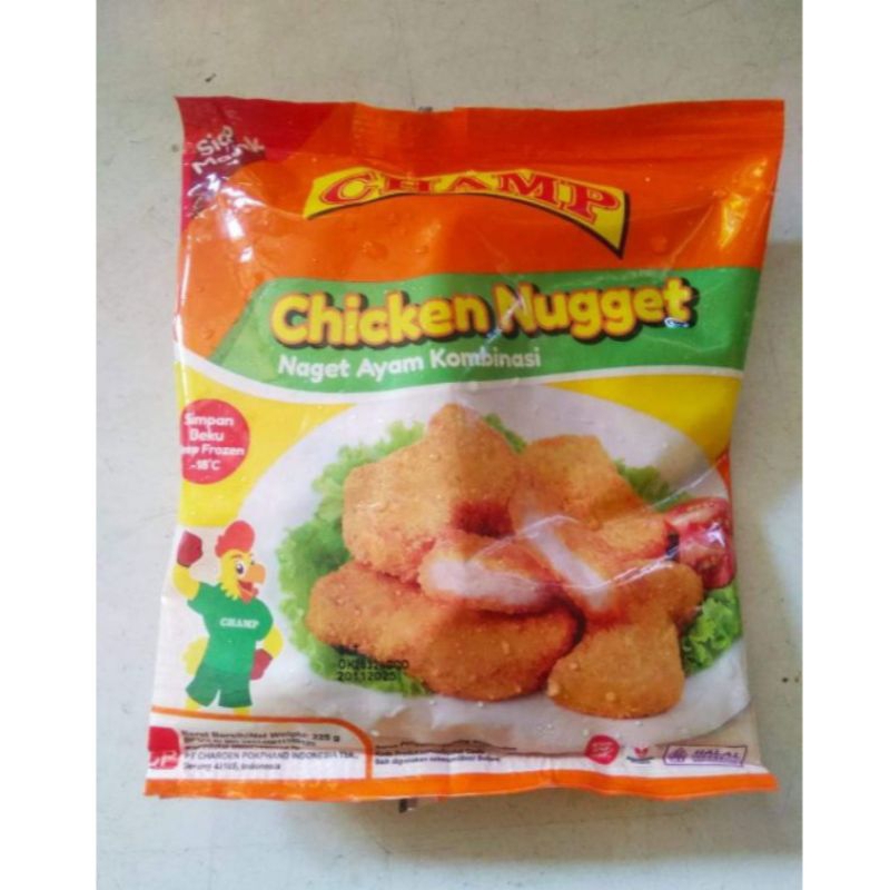 

champ chicken nugget 225gr