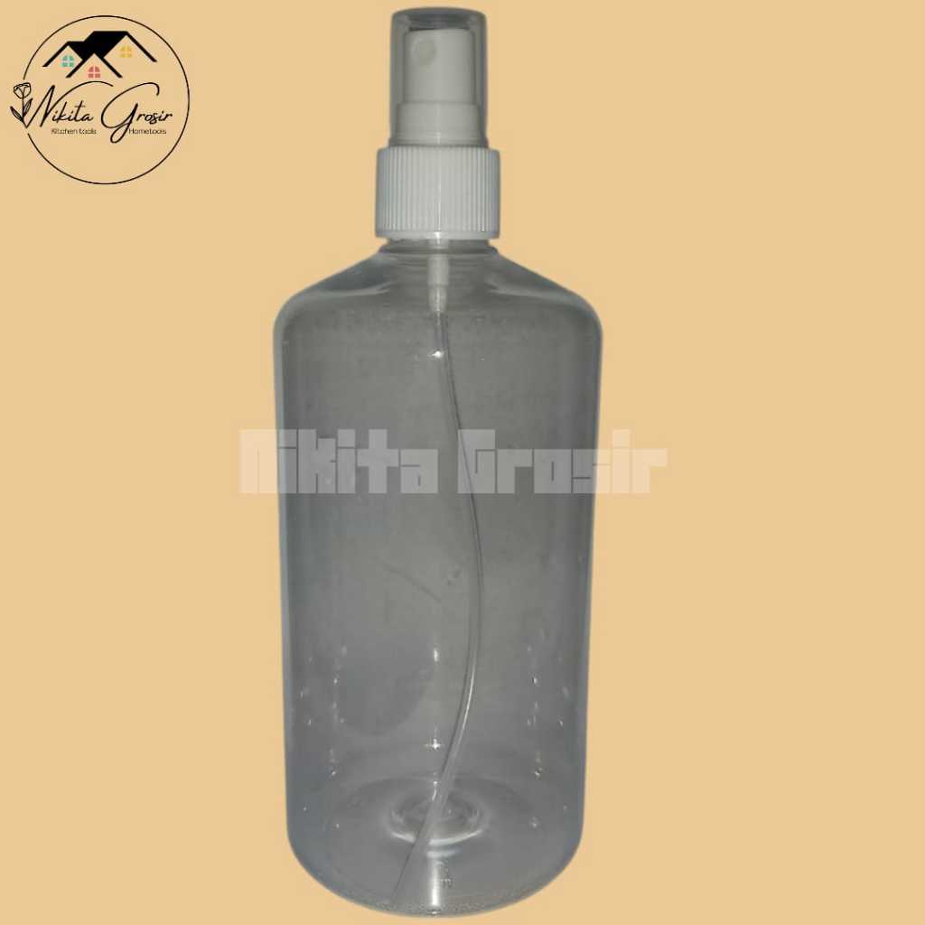 (500ml) Botol Spray Plastik 500ML / Botol Semprot Plastik Bening / Spray Bottle