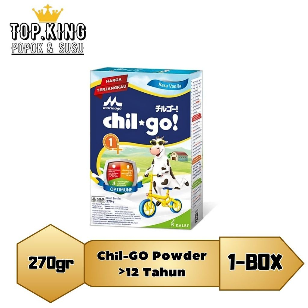 

Chil Go Susu Bubuk Morinaga 0-6/6-12/1+ Dan 3+ Madu/Vanila 270gr/top.kingg