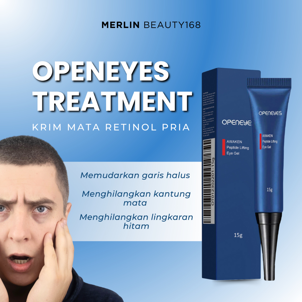 Openeyes Treatment Mata cream wajah menghilangkan kantong mata Gel Krim Wajah Collagen