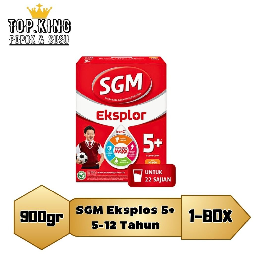 

SGM Eksplor 5 Plus Usia 5-12 Tahun Rasa Coklat/Madu 900gr/top.kingg