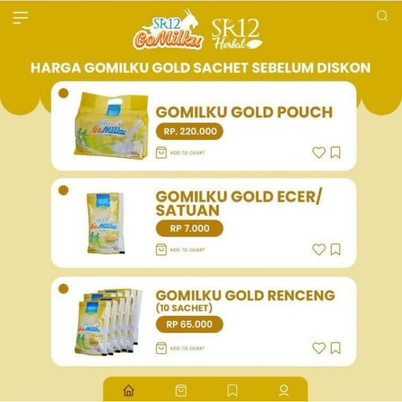 

SK12 Herbal Gomilku Gold Sachet 1000gr