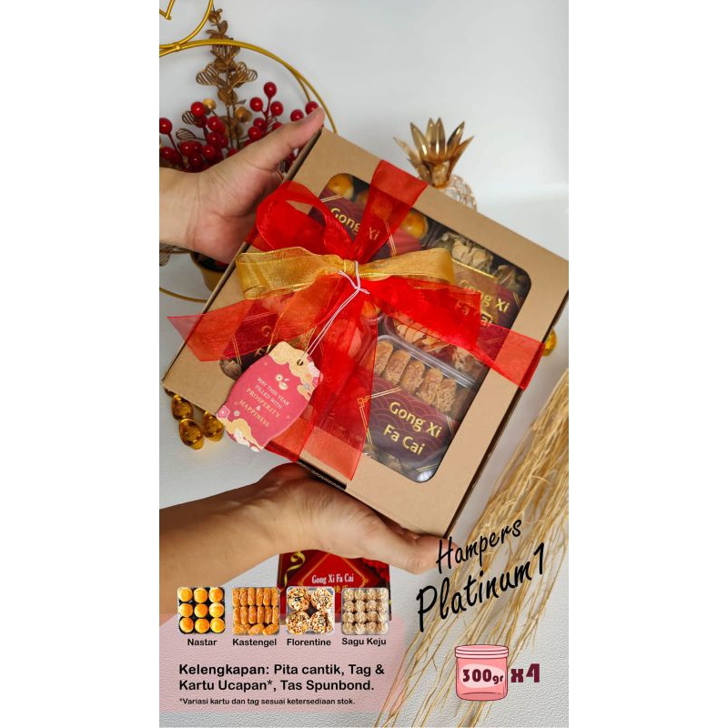 

LoyangRoemahku - Hampers Imlek CNY Kue Kering PLATINUM 1 & 2