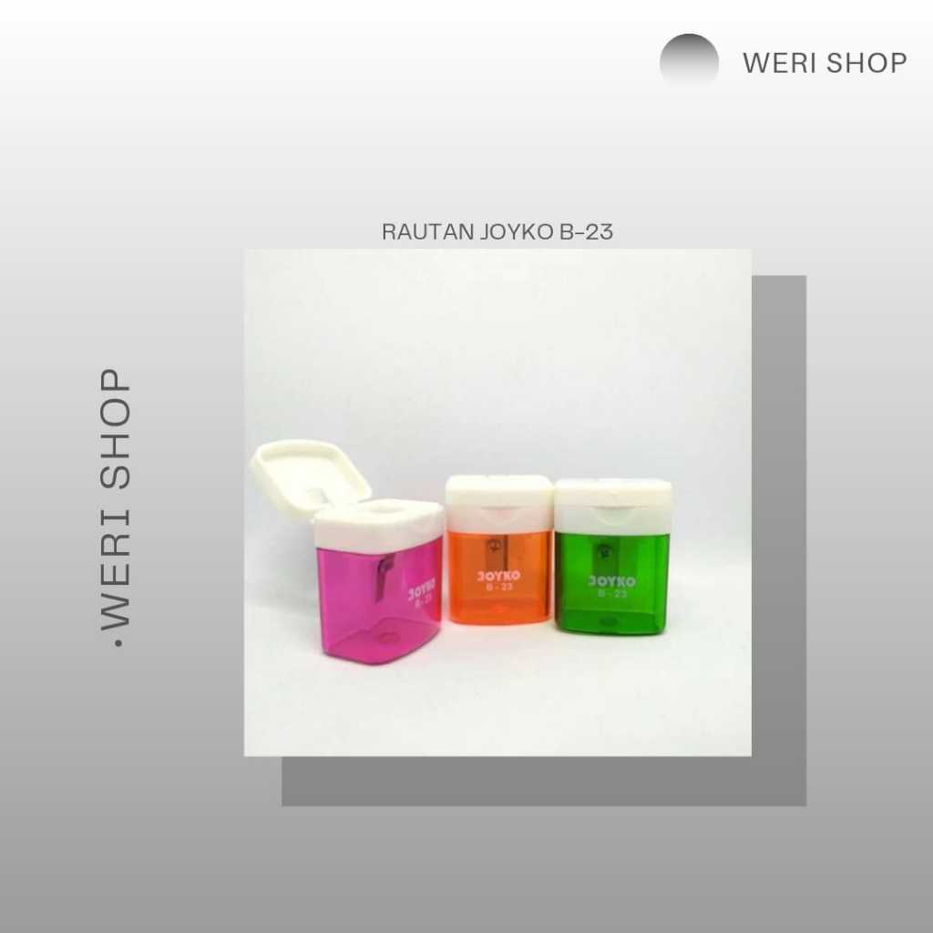 

RAUTAN PENSIL JOYKO B-23 / RAUTAN PENSIL BERKUALITAS WARNA RANDOM (PER PCS)