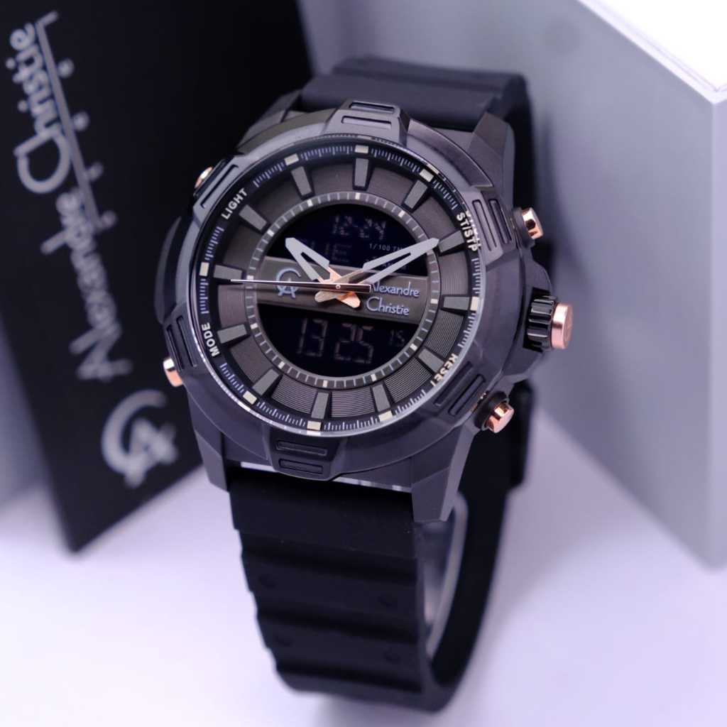 Alexander Christie Pria/Jam Tangan Pria Original Alexandre Christie/Alexander Christie Pria/AC9375