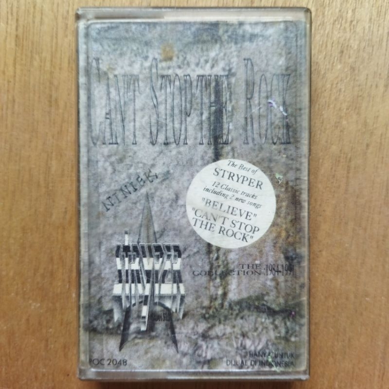 Kaset Pita Original Stryper Can't Stop The Rock