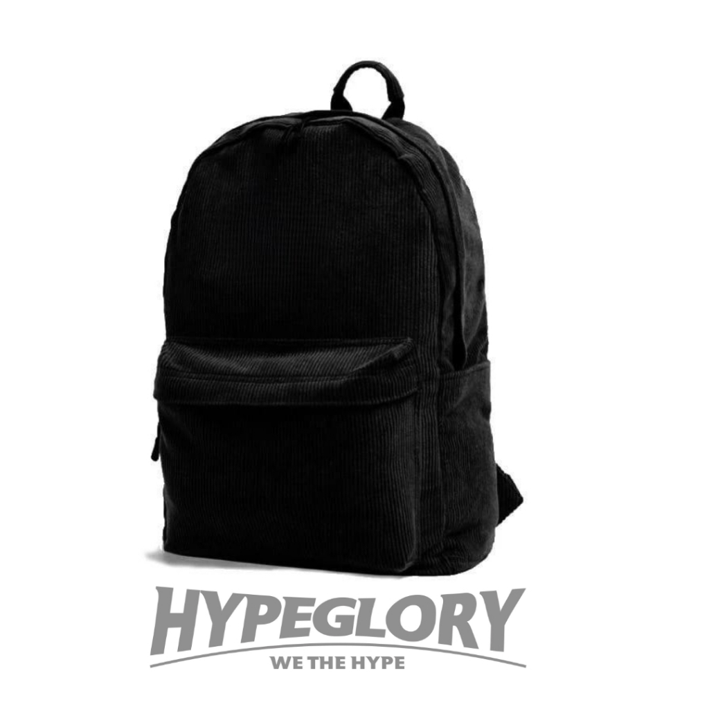 HYPEGLORY - Tas Ransel Backpack bahan corduroy - backpack Corduroy premium Edision - Tas sekolah