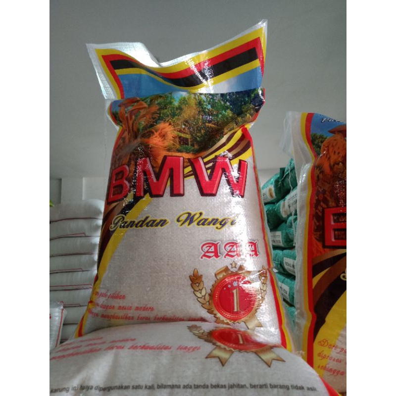 

beras cap merek BMW aaa 10 kg