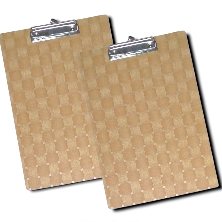 

Clipboard / Papan Jalan / Dada Kayu F4 Folio Clip Board