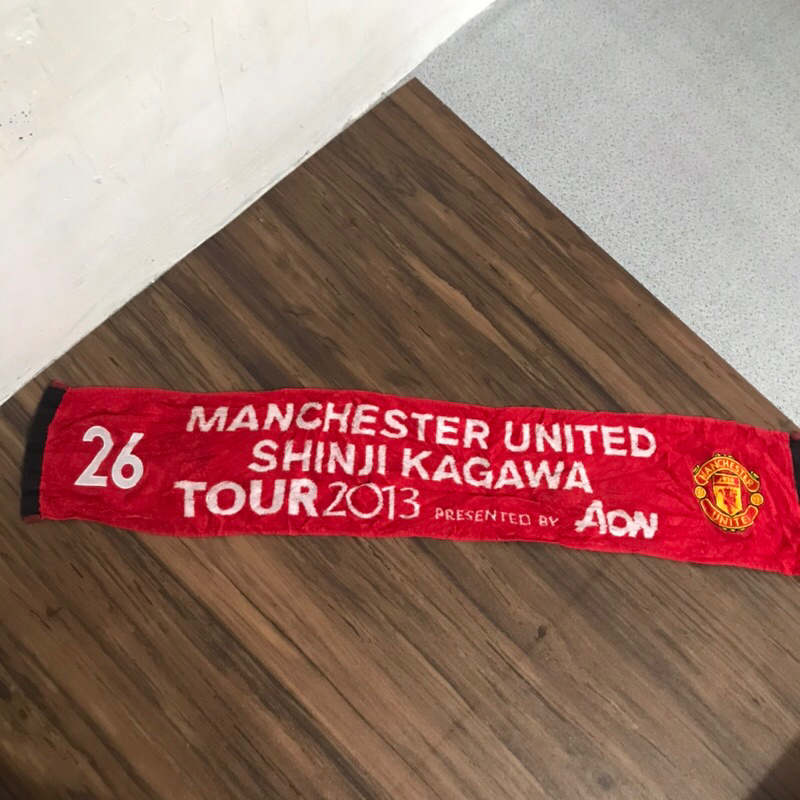 Mancester united Tour 2013 Official shinji kagawa/ handuk leher syal second bekas
