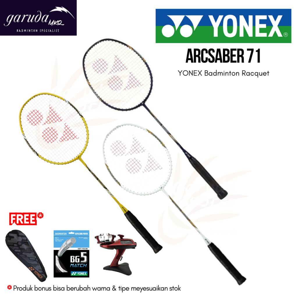 Raket Bulutangkis Yonex Arcsaber 71 Light Rudy Hartono Series / Yonex Arcsaber 71